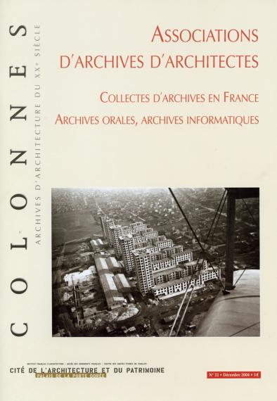 N°22 - Associations d'archives d'architectes
