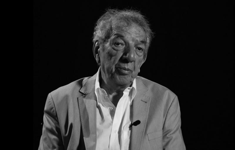 Henri Ciriani lors d'un entretien en 2018