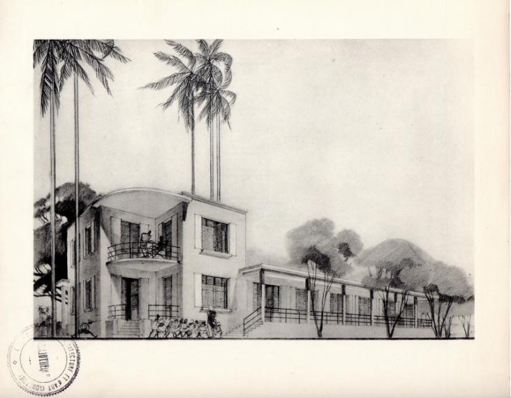 Ali Tur, école de hameau publiée dans l’Encyclopédie de l’architecture : constructions modernes, Morancé, Paris, 1931