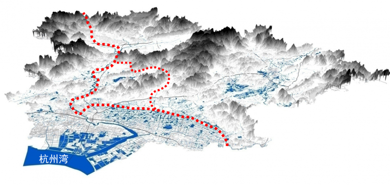 Topography of Shaoxing’s landscape