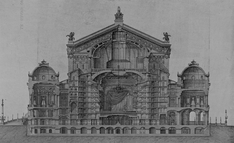 Opéra de Paris - Garnier - Construction Moderne 1925 51 - maquette