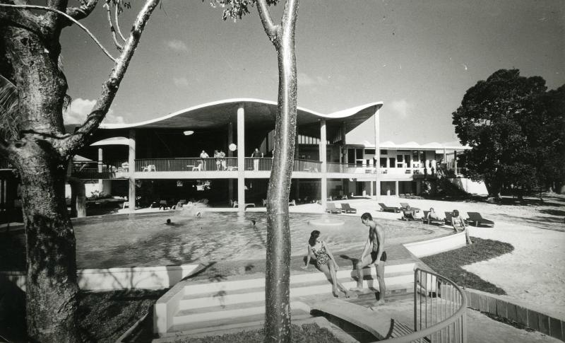 Hôtel « La Caravelle », Sainte-Anne (Guadeloupe), 1961