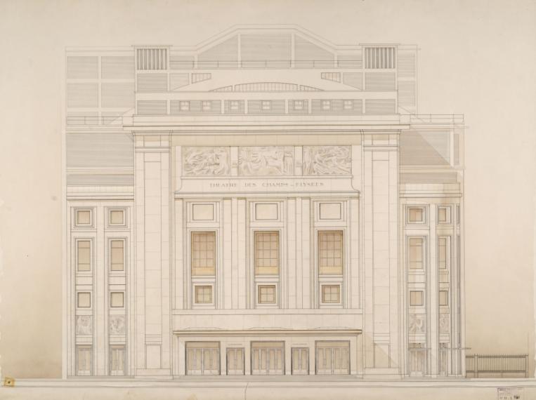 Théâtre des Champs-Elysées, Paris 8e, 1910-1913