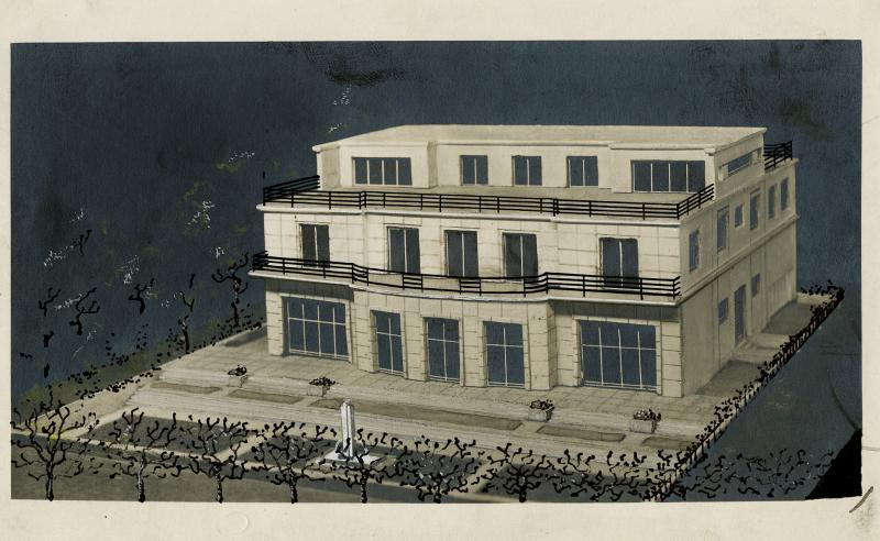 Hôtel particulier pour M. Reichenbach, rue Alfred-Dehodencq, Paris 16e, 1929-1932