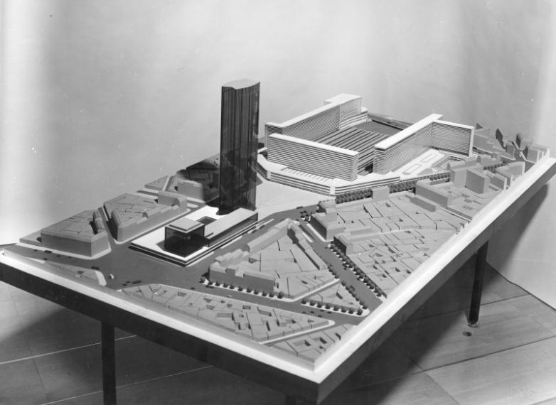 Immeuble d'habitation Maine-Montparnasse, secteur II, rue du Commandant-Mouchotte, Paris 14e, 1959-1964