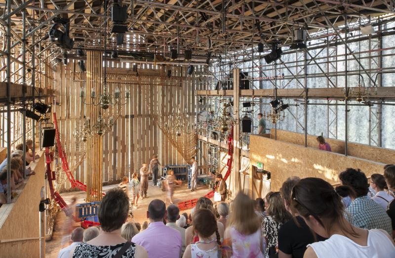 Theatre on the Fly, Chichester Festival Theatre Architectes, Assemble , Global Award for Sustainable Architecture 2017 © Jim Stephenson