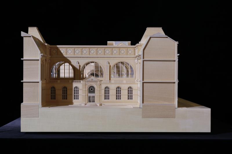 Maquette de la Bibliothèque nationale, Paris, 1854-1875, Henri Labrouste 