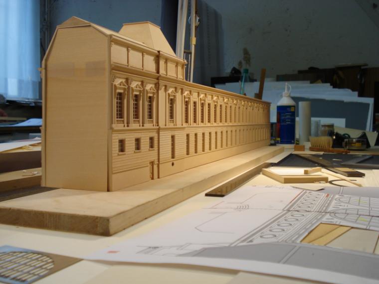 Maquette de la Bibliothèque nationale, Paris, 1854-1875, Henri Labrouste