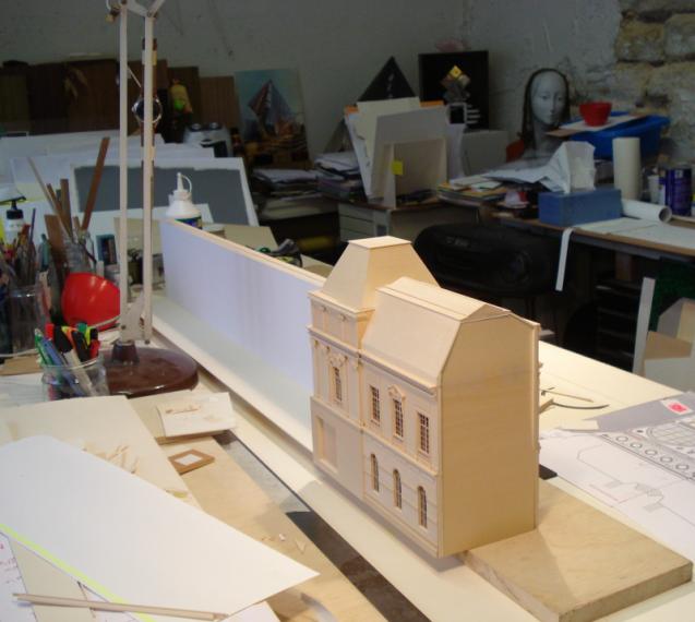 Maquette de la Bibliothèque nationale, Paris, 1854-1875, Henri Labrouste