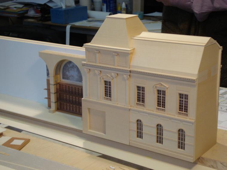 Maquette de la Bibliothèque nationale, Paris, 1854-1875, Henri Labrouste