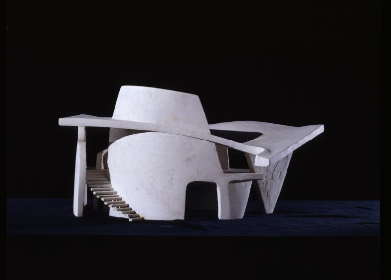 Sculpture habitacle, 1960-1965, André Bloc, projet non réalisé