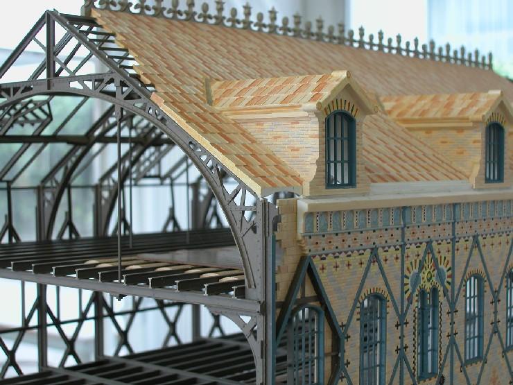 Maquette du moulin de la Chocolaterie Menier, Noisiel, 1871-1872, Jules Saulnier, façade