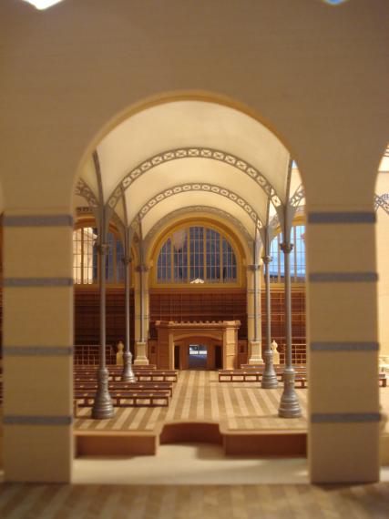 Maquette de la Bibliothèque nationale, Paris, 1854-1875, Henri Labrouste