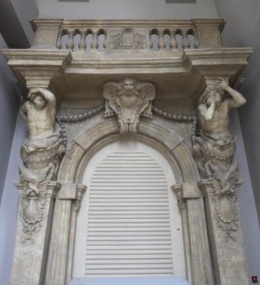 Toulon, hôtel de ville, porte de la façade sud, 1656-1657, Pierre Puget. Moulage, Jean Pouzadoux, vers 1884