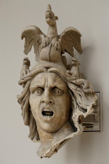 Paris, Arc de triomphe de la place de l’Etoile, relief du pilier nord-est, Le Départ des Volontaires de 1792, entre 1833 et 1836, François Rude. Moulage (détail de la tête de la Marseillaise), Charles-Édouard Pouzadoux, 1896
