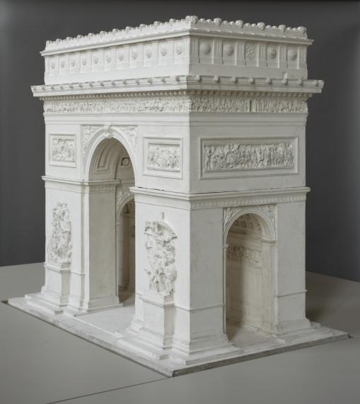 Paris, Arc de triomphe de la place de l’étoile, 1836, Jean-François Chalgrin. Maquette, Georges Chedanne, entre 1938 et 1939