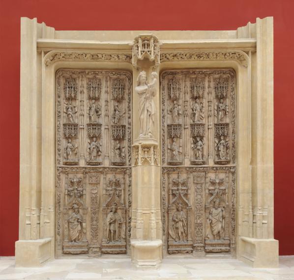 Aix-en-Provence, cathédrale Saint-Sauveur, portail de la façade occidentale, début du XVIe siècle