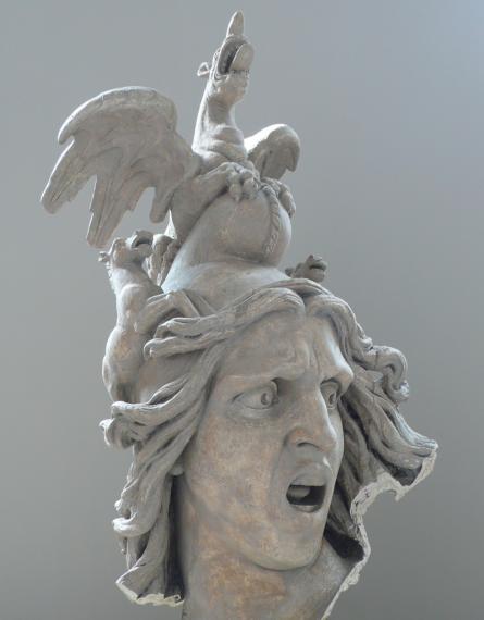 Paris, arc de triomphe de la place de l’Étoile, détail du Départ des Volontaires, François Rude, 1836. Moulage en plâtre, Charles Édouard Pouzadoux, 1896