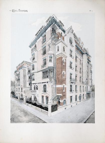 Hector Guimard, Le Castel Béranger, Paris, Librairie Rouam et Cie, collection de l'Habitation Moderne, 1898