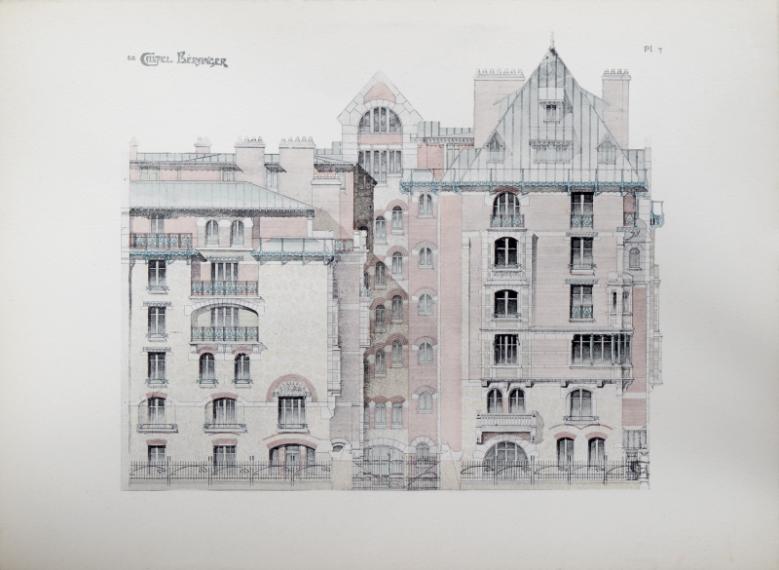Hector Guimard, Le Castel Béranger, Paris, Librairie Rouam et Cie, collection de l'Habitation Moderne, 1898