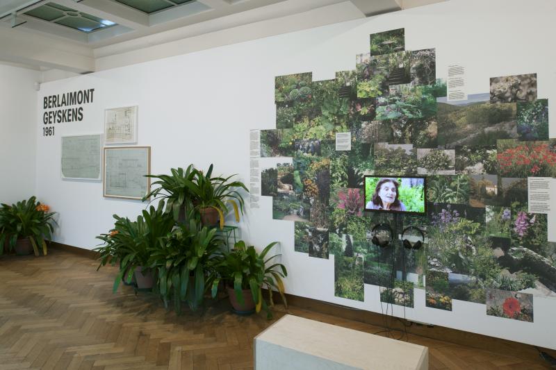 Vue de l'exposition Simone et Lucien Kroll à Bruxelles, Bozar, 2015