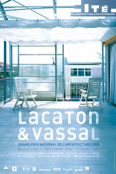 Affiche de l'exposition "Lacaton & Vassal"