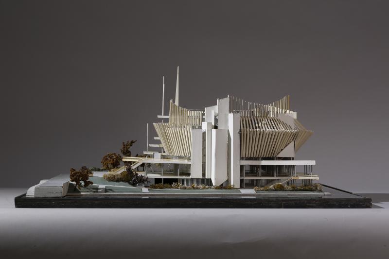 Maquette du pavillon de la France à l'Exposition universelle de Montréal, 1967