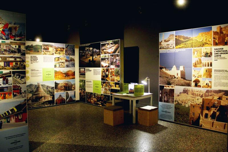 Vue de l'exposition Réenchanter le monde, Grenoble, La Plateforme, 2018