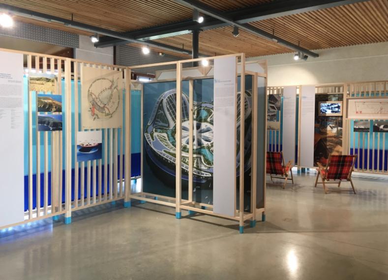 Vue de l'exposition Tous à la plage !, Brouage, 2018