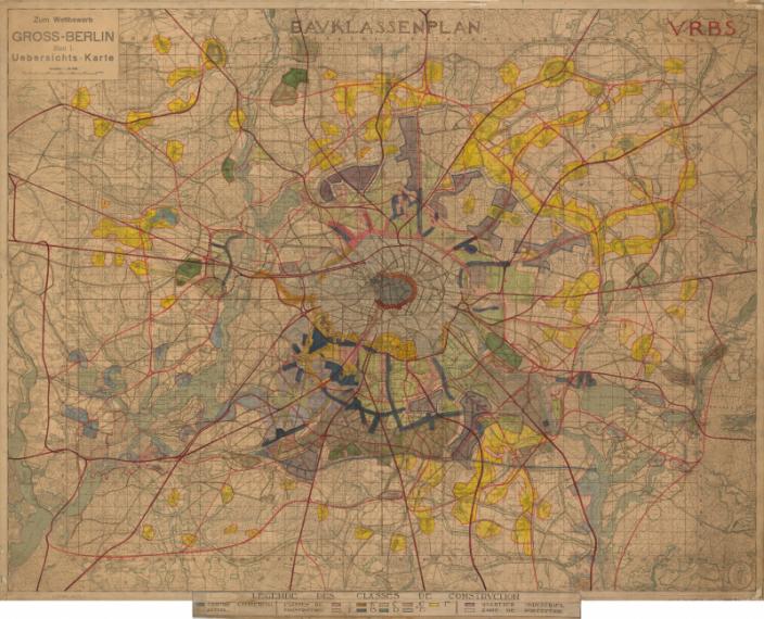 1909. « URBS », projet pour le concours du Grand Berlin