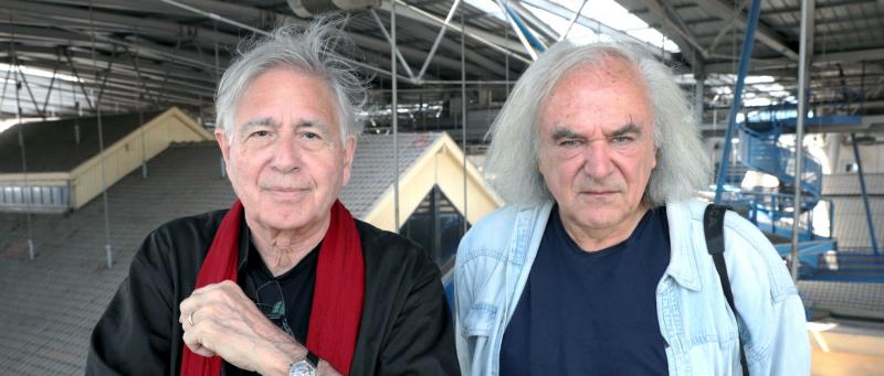 Bernard Tschumi et Alain Fleischer © Sylvain Briend, Le Fresnoy-Studio national