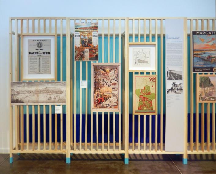 Vue de l'exposition Tous à la plage ! au Musée de Royan, 2018