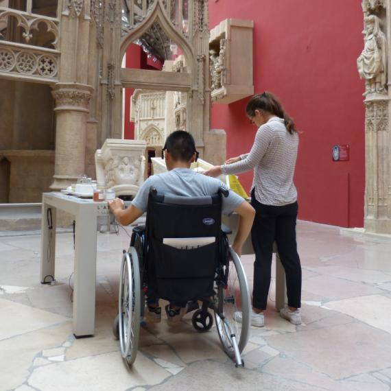 La galerie des moulages accessible