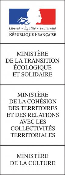 Ministère de la Transition écologique et solidaire, Ministère de la Cohésion des territoires, Ministère de la Culture.