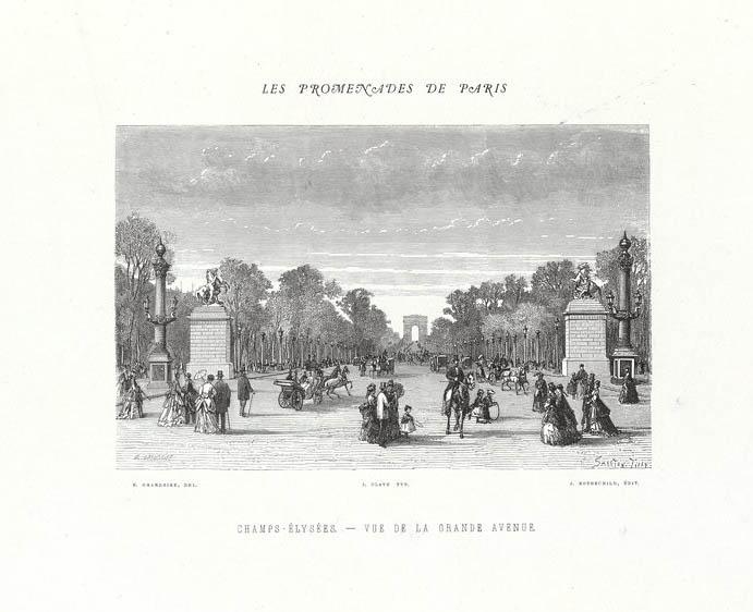 Jean-Charles Adolphe Alphand, Les Promenades de Paris, 1867-1873 