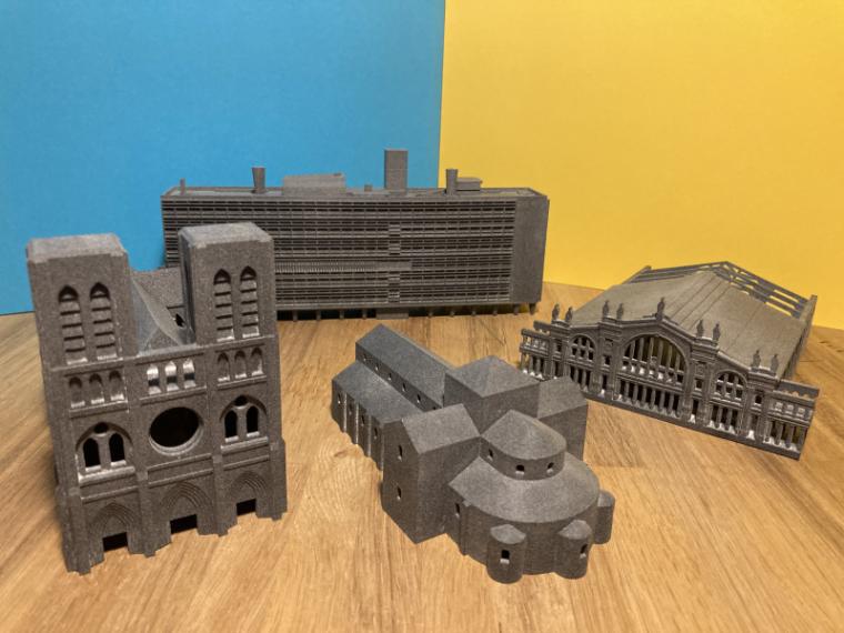 Maquettes 3D à toucher