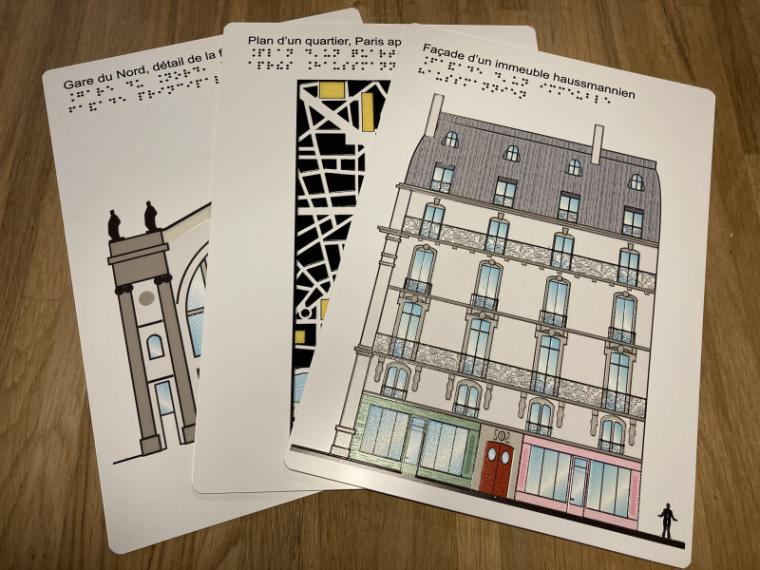 Dessins en relief Paris au temps d'Haussmann