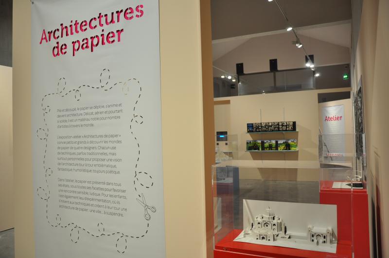 Exposition-atelier itinérante "Architectures de papier" à la Maison Bergès © Cité de l’architecture et du patrimoine