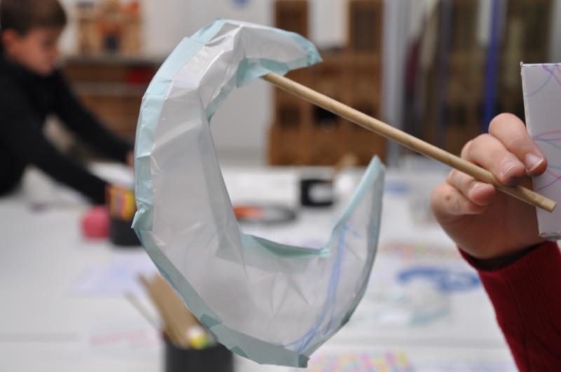 Atelier enfant Super Gonflés ! © Cité de l'architecture et du patrimoine