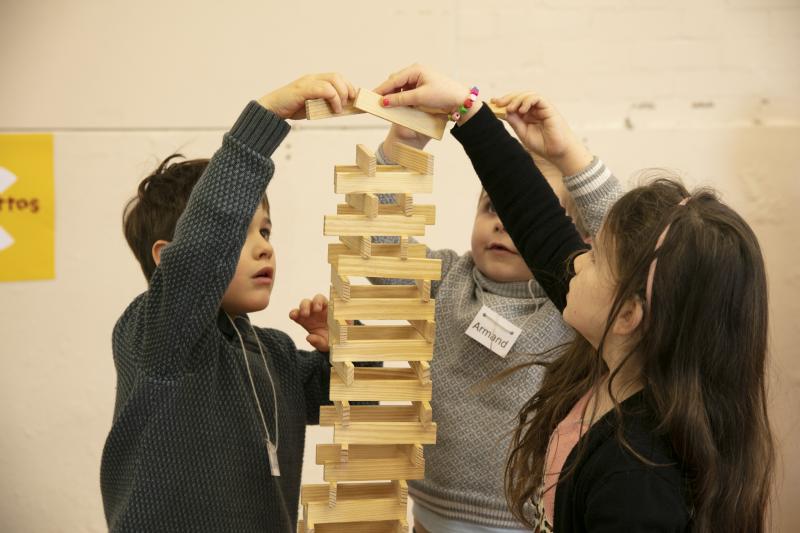 Exposition-atelier itinérante "Architectures en boite" © Delphine Jouandeau