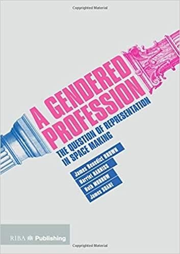 Couverture du livre a gendered profession. Elle montre le titre entre un chapiteau dorique bleu et un chapiteau corinthien rose