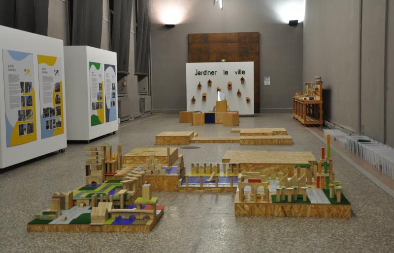 Exposition-atelier itinérante "Jardiner la ville" à la Plateforme à Grenoble © Cité de l’architecture et du patrimoine