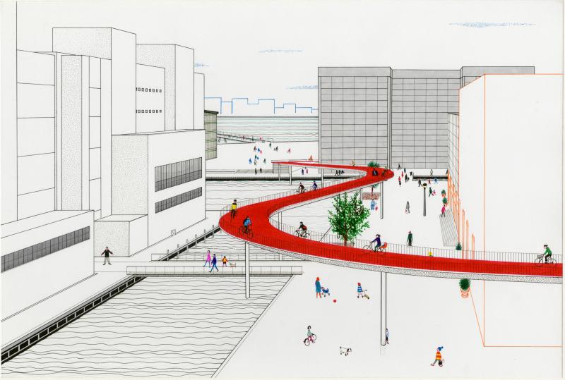 © Didier Cornille, La ville quoi de neuf ?, 2018, Hélium