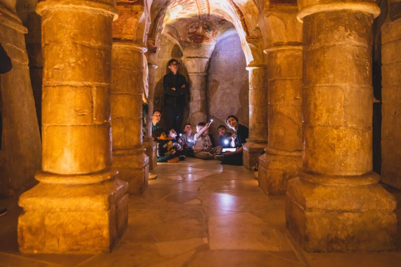 Visite contée "Le secret du labyrinthe" © Jim Prunier
