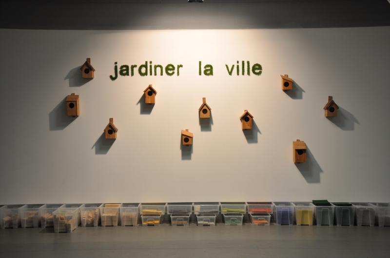 Exposition-atelier itinérante "Jardiner la ville" à l'ECM Le Chaplin à Mantes-la-Jolie © Cité de l’architecture et du patrimoine