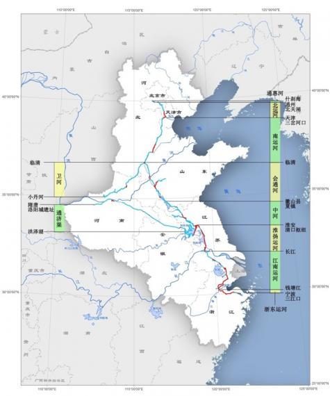 Map of the Grand Canal