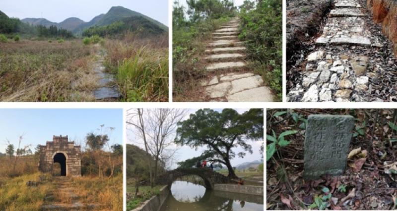 Ruins of the ancient post roads in southern Guangdong 