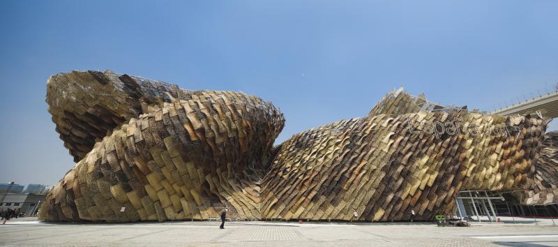 Pavillon de l'Espagne, Exposition universelle de Shanghai 2010, Benedetta Tagliabue arch. (EMBT)