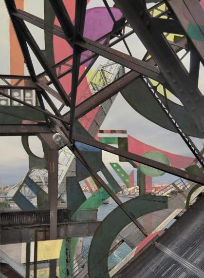 Série Les Nouveaux Constructeurs - Sète Pont Sadi-Carnot #2 - 2018 - Stéphane Couturier - Courtesy galerie Christophe Gaillard