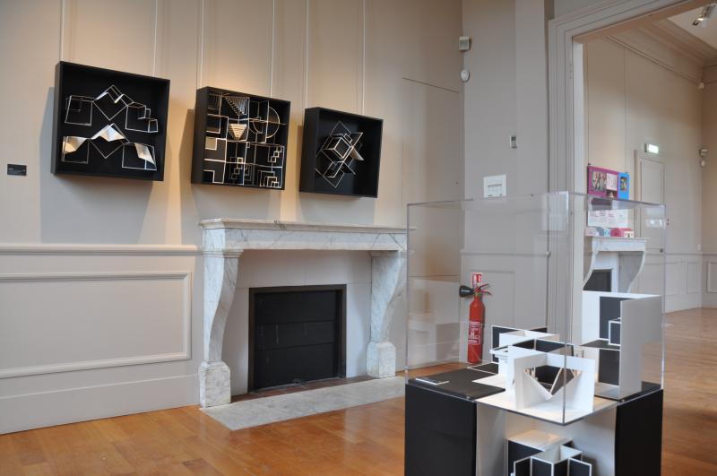 Exposition-atelier "Architectures de papier" présentée au Palais du roi à Rambouillet © Cité de l'architecture et du patrimoine